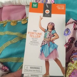 Girls (M 7/8) Fortune Teller Halloween Costume